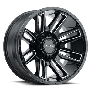 Product of Ultra Wheel 20x10 Black With Natural Accents Wheel - 5x5.00 Bolt Pattern 