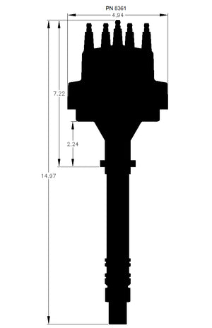 Msd Ignition 8361 Distributor||8361_Dm.Jpg||86||m468361||899705