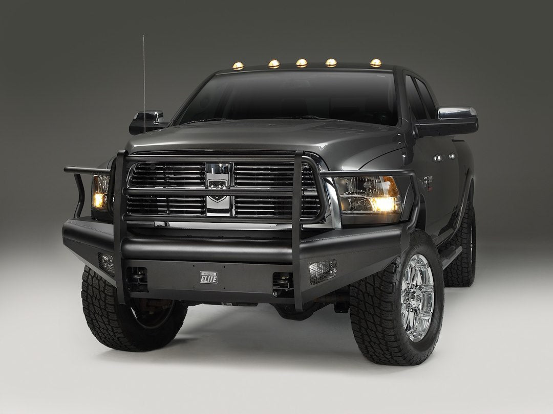 Product of Fab Fours DR10-Q2960-1 Black Steel Elite Steel Powder Coated Bumper 