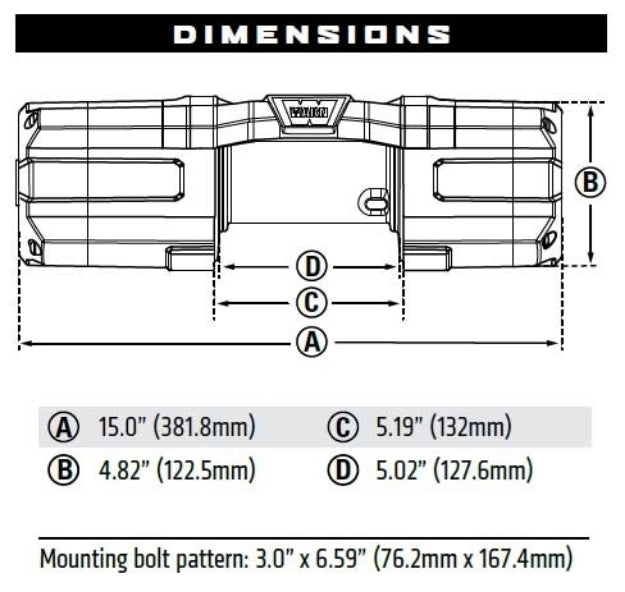 Product of Warn 101140 4500 Pound ATV/ UTV Winch 