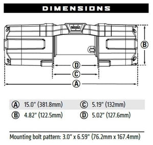 Product of Warn 101140 4500 Pound ATV/ UTV Winch 