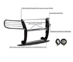 Product of Black Horse Offroad 17A098900MSS-PLFB Grille Guard  