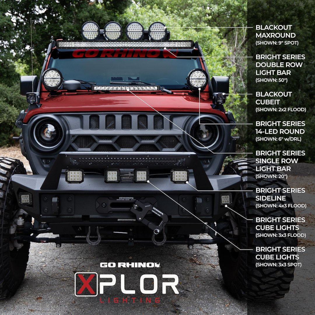 Go Rhino 751803023fcs Driving/ Fog Light||xplor-Collection_Bright-Series.Jpg||89||g261803023fcs||1098008