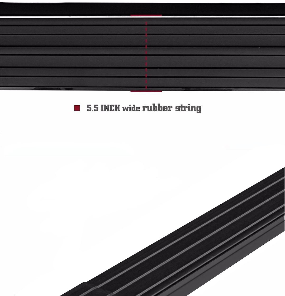 Product of Black Horse Offroad PR-NI372BK Peerless Running Board 