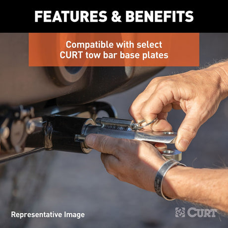 Product of Curt 70002 Vehicle Baseplate Attachment Tab