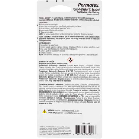 Permatex 80007 Gasket Sealer||80007_1.Jpg||86||p1380007||931442