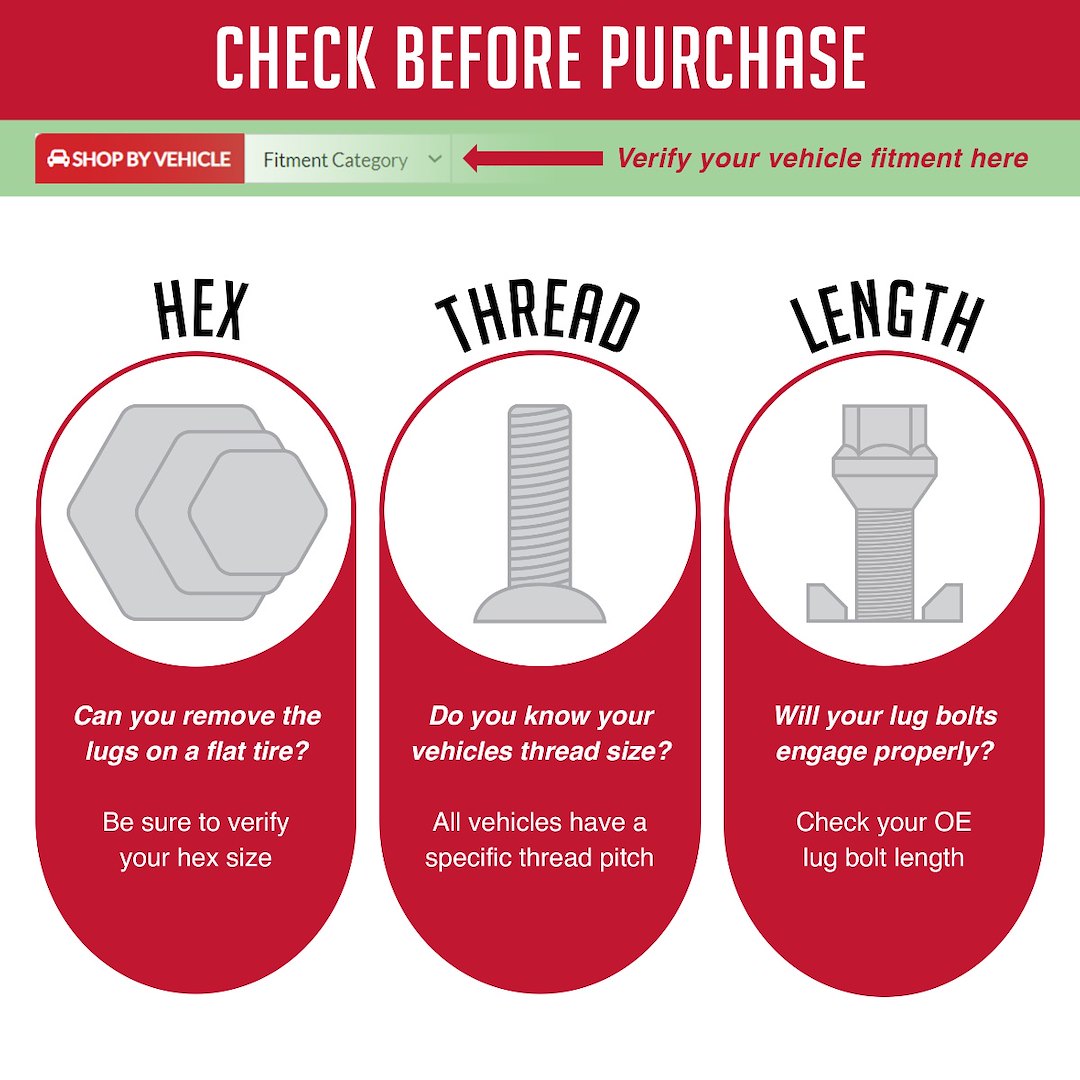 Product of Coyote Wheel Accessories 84k549-24 Lug Nut