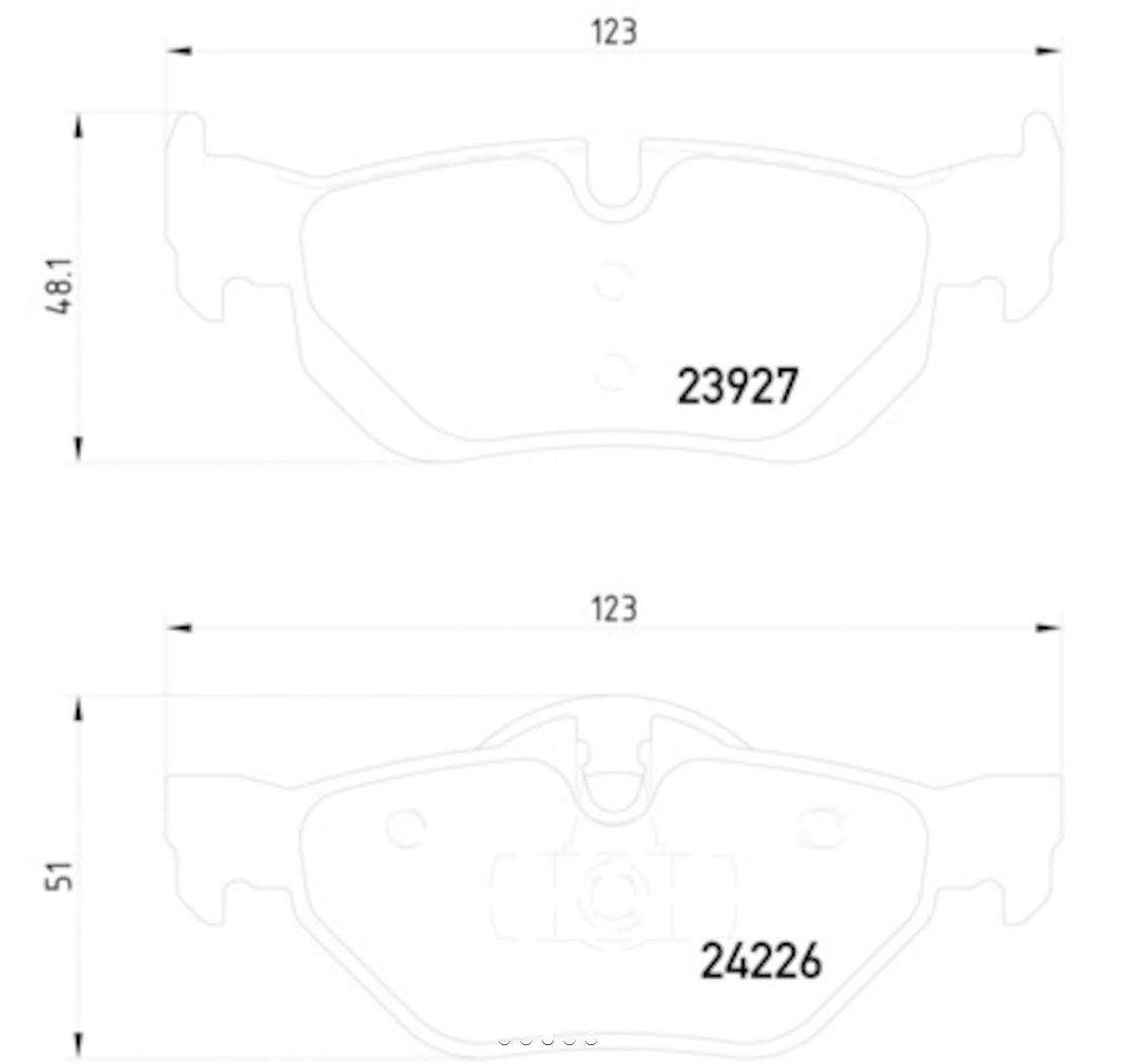 Product of Hella 355011301 Brake Pad - 