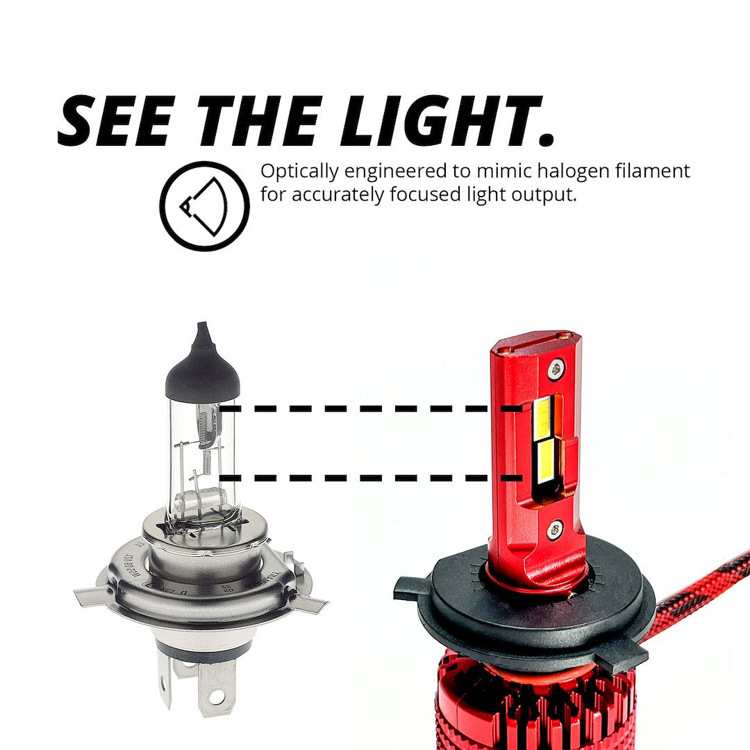 Xk Glow Xk045006-H13 Headlight Conversion Kit||||88||xkg045006h13||1926434