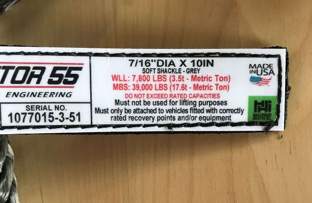 Product of Factor 55 00069 Shackle Rope