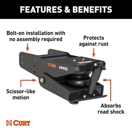 Product of Lippert Components 158778 Air-Ride King Pin 21000 Pound Fifth Wheel Trailer Hitch Pin Box 