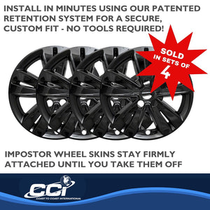 Product of Coast To Coast IWCIMP446BLK Black Set Of 4 