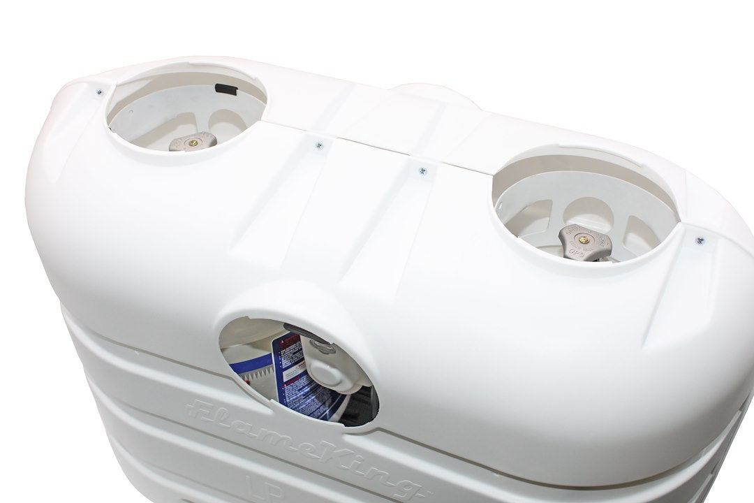 Product of Flame King Ysn-Pcc-Rv30-Wht Propane Tank Cover