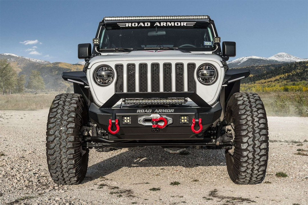 Product of Road Armor 5182F3B Stealth Steel Satin Powder Coated Bumper 