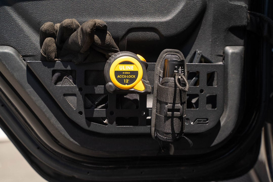 Dv8 Offroad Mpjl-08 Molle Cargo Panel||wrangler-Jl-Gladiatorjt-Slim-Rear-Door-Molle-Pockets-Installed-5.Jpg||95||dv8mpjl08||1628352
