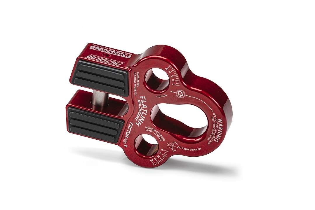 Factor 55 00225-01 Winch Cable Shackle Mount||00225-01flatlink_Multimount_Red.Jpg||87||fac0022501||907000