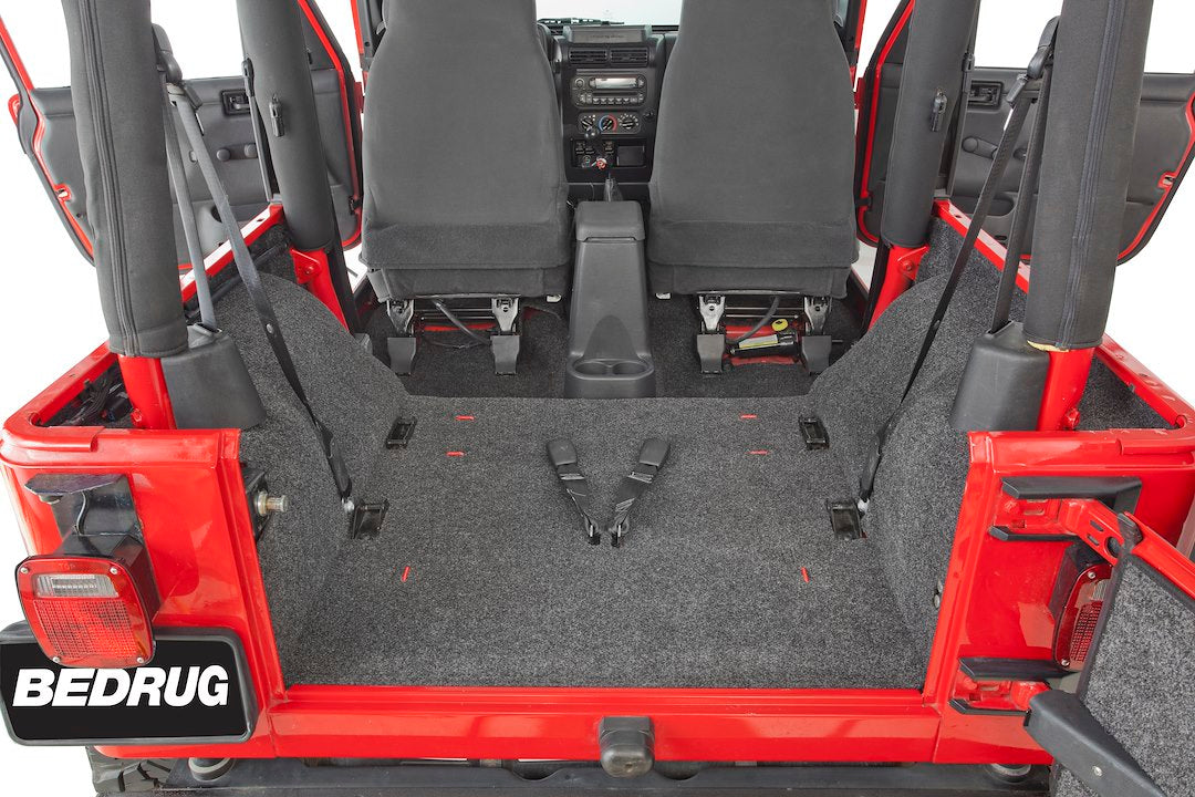 Product of BedRug BRTJ97R Dark Gray Direct-Fit Carpet 