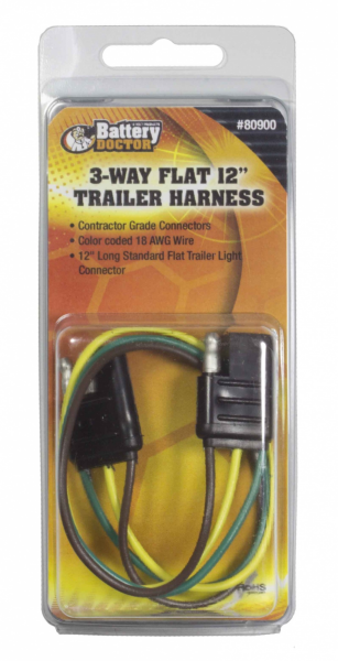 Product of WirthCo 80908 Vehicle End 4 Flat Trailer Wiring Connector 
