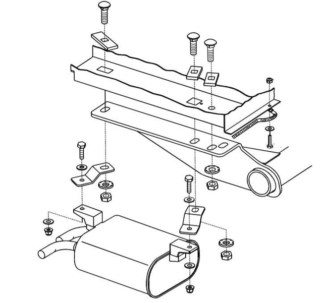 Product of Draw-Tite 76046sk Trailer Hitch Rear Mounting Hardware