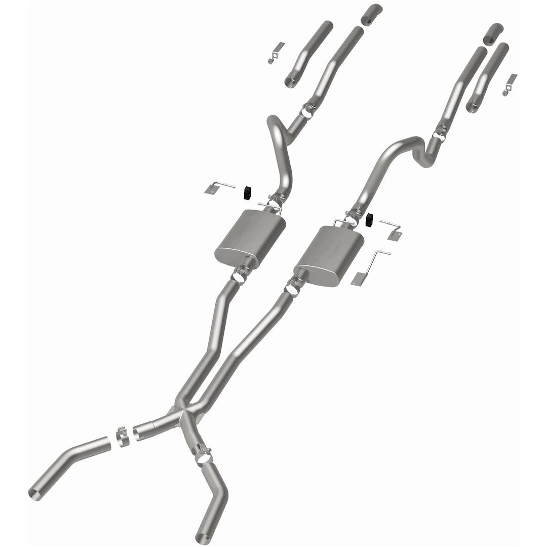 Product of Magnaflow Performance 19303 Street Cat-Back System Dual Exhaust System Kit 