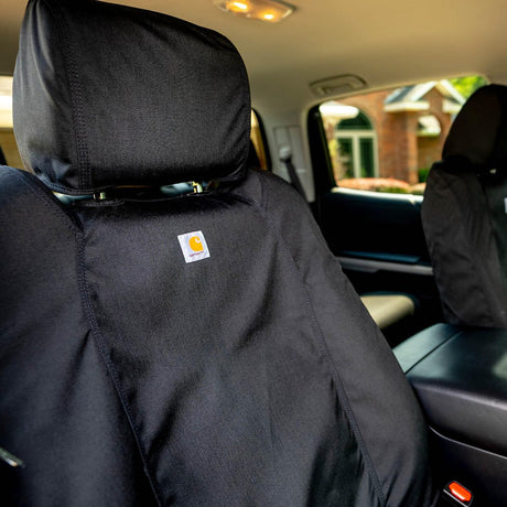 Product of Covercraft SSC3507COBK Carhartt® SeatSaver® Black 1000 Denier Cordura Nylon Seat Cover 