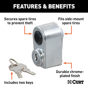 Curt 23562 Spare Tire Lock||23562_3008x1990_Fa.Jpg||88||c9323562||1552888