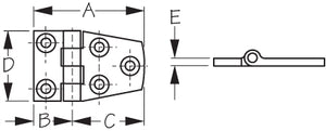 Sea Dog 205310-1 Boat Door Hinge||205310-1_1.Jpg||86||sdg2053101||2264906