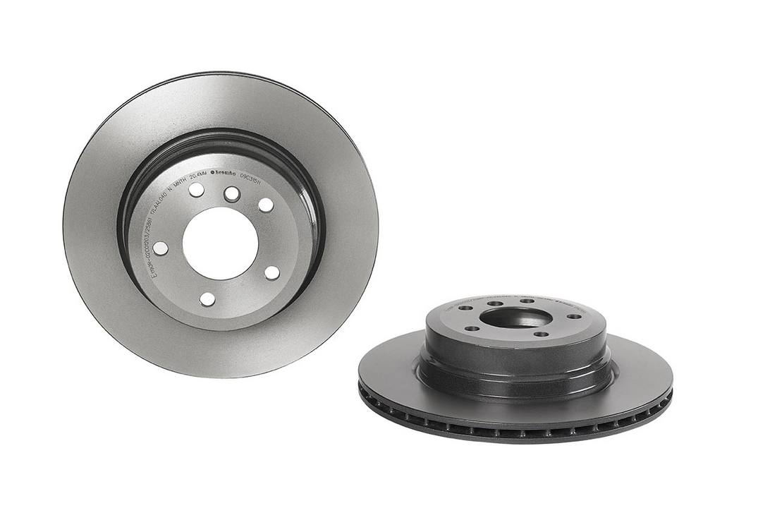 Product of Brembo 09C31511C02 Vented 1 Piece Brake Rotor 