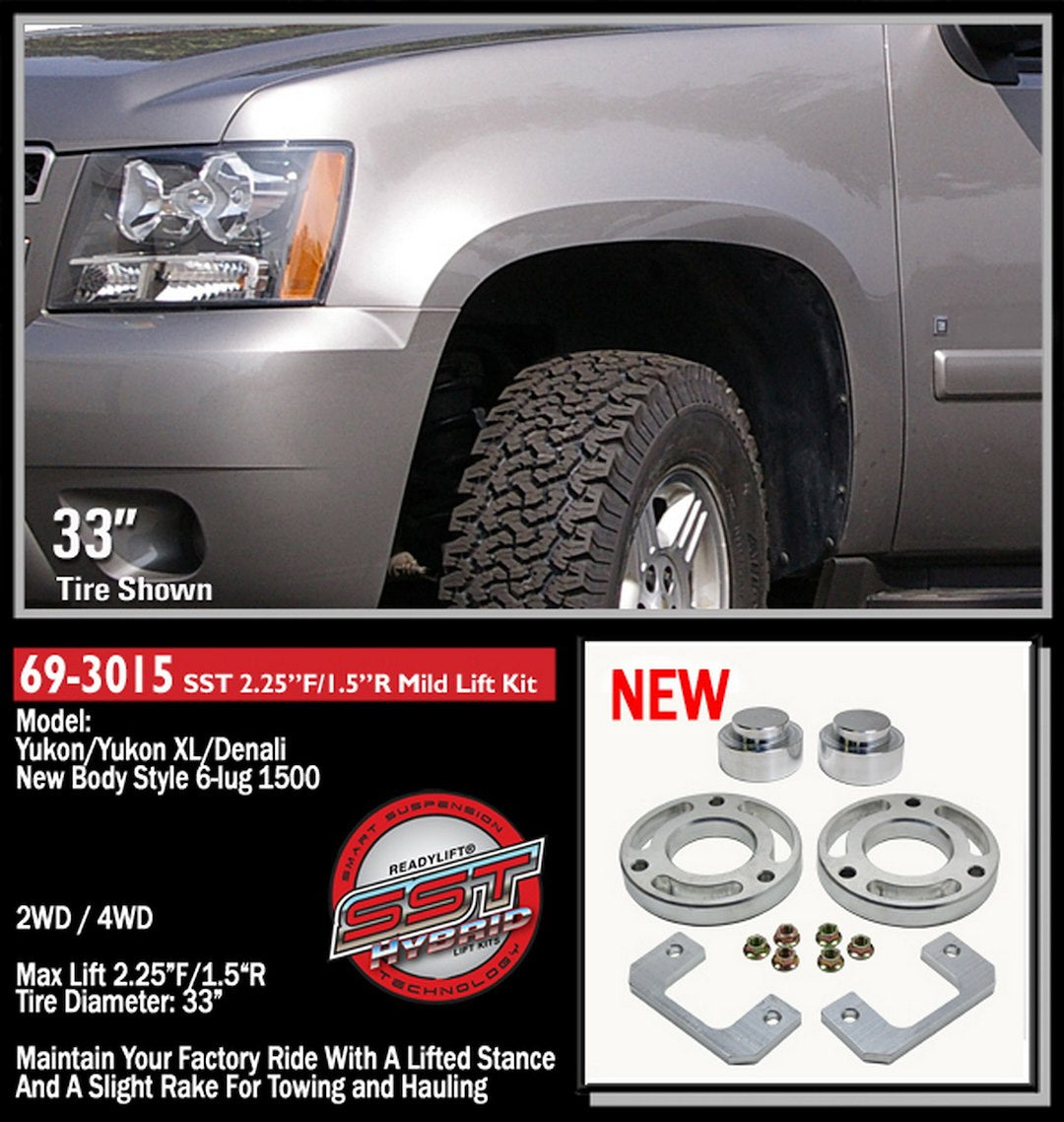 Readylift 69-3015 Lift Kit Suspension||69-3015gmcyukon-Yukonxl-Dena.Jpg||87||r90693015||1180647
