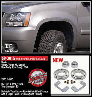 Readylift 69-3015 Lift Kit Suspension||69-3015gmcyukon-Yukonxl-Dena.Jpg||87||r90693015||1180647