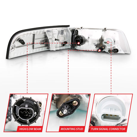 Product of Anzo Usa 121556 Headlight Assembly