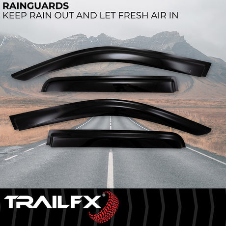 Product of TrailFX 4182H Outside Channel Rainguard 