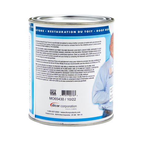 Product of Dicor Corp. Rp-Mrrip-Q Roof Sealant Primer