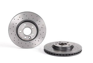 Product of Brembo 09A4271XC02 Xtra Vented Cross Drilled 1 Piece Brake Rotor 