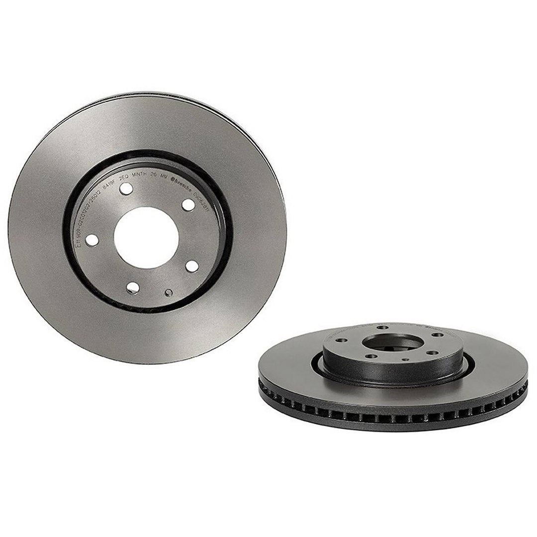 Product of Brembo 09D62811C02 Vented 1 Piece Brake Rotor 