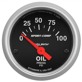 Autometer 3327 Gauge Oil Pressure||3327.Jpg||85||a483327||1101548
