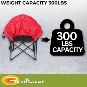 Faulkner 49579h Camping Chair||flk_49579h_Big Dog Bucket Chair_Red Black_B2c_7.Jpg||91||flk49579h||1594963