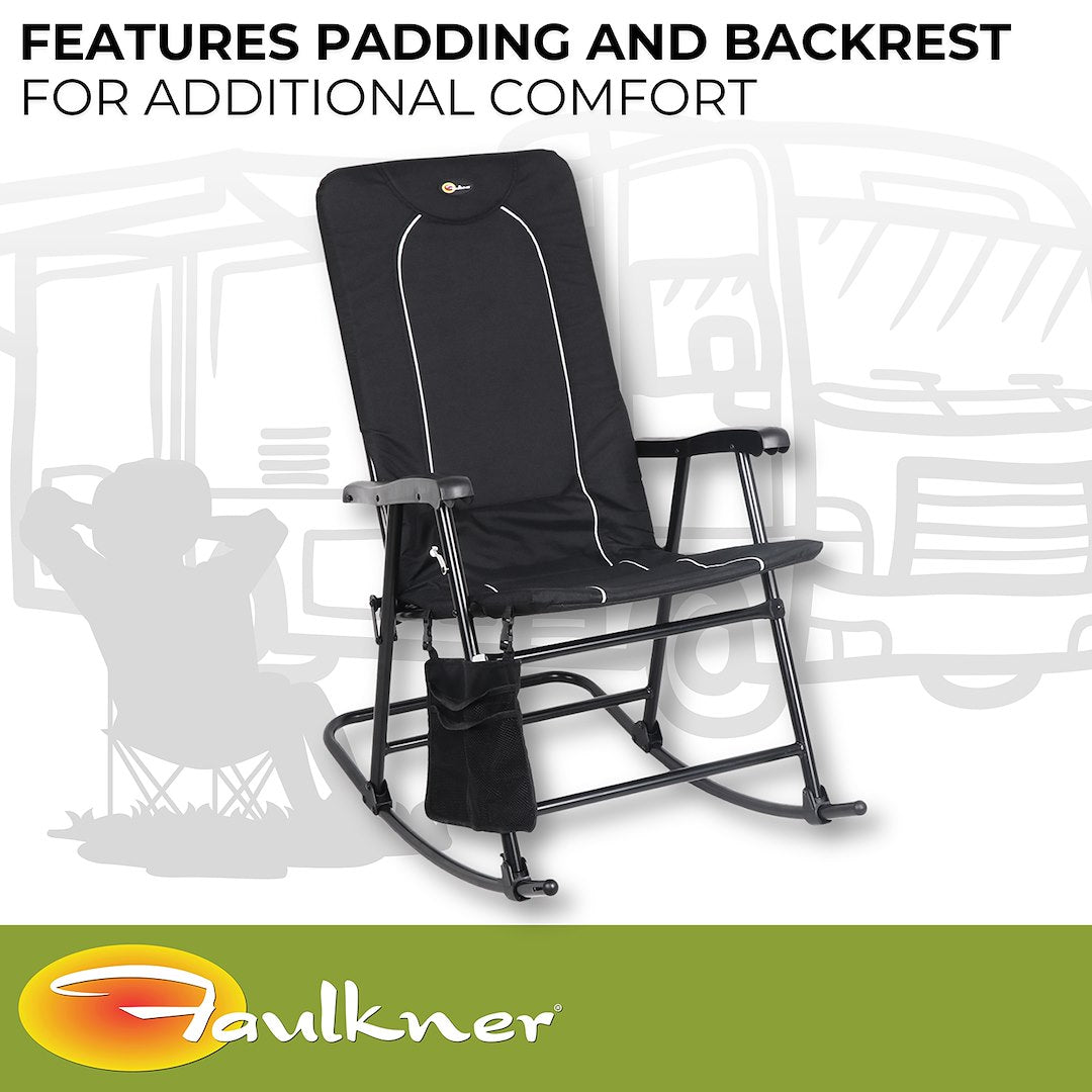 Faulkner 49597h Camping Chair||flk_49597h_Dakota Rocking Chair_Black_B2c_7.Jpg||91||flk49597h||1608975