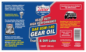 Product of Lucas Oil 10042 Gear Oil