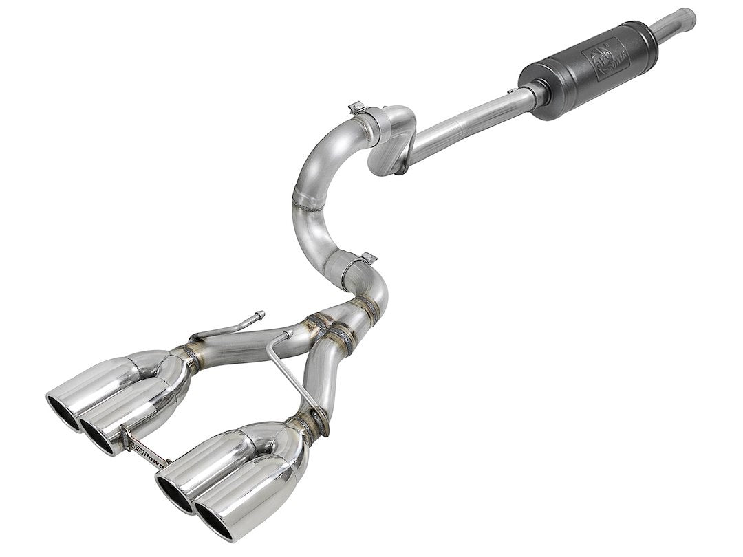 Product of Advanced FLOW Engineering 49-38071-P Rebel Cat-Back System Single Exhaust System Kit 