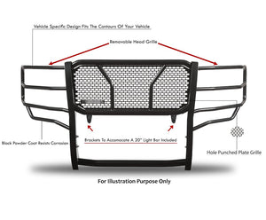 Product of Black Horse Offroad RU-FOF116-B Grille Guard  