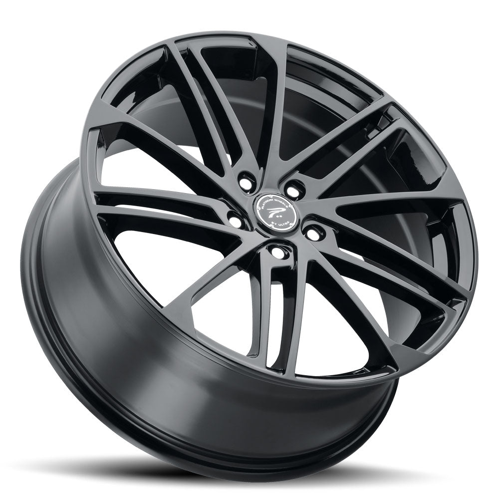 Product of Ultra Wheel 17x8 Black Wheel - 5x3.94 Bolt Pattern 