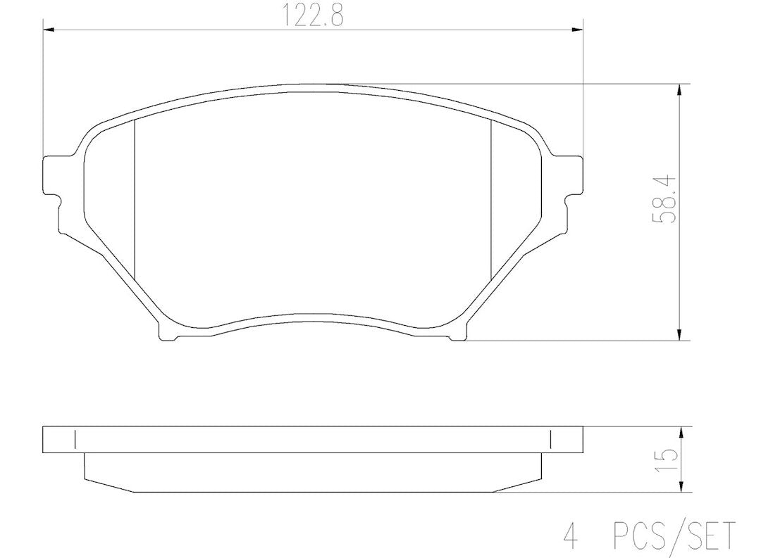 Brembo P49029n Brake Pad||p49029n_R.Jpg||86||brmp49029n||2091722