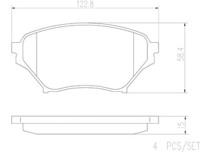 Brembo P49029n Brake Pad||p49029n_R.Jpg||86||brmp49029n||2091722