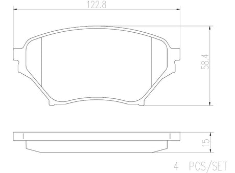 Brembo P49029n Brake Pad||p49029n_R.Jpg||86||brmp49029n||2091722