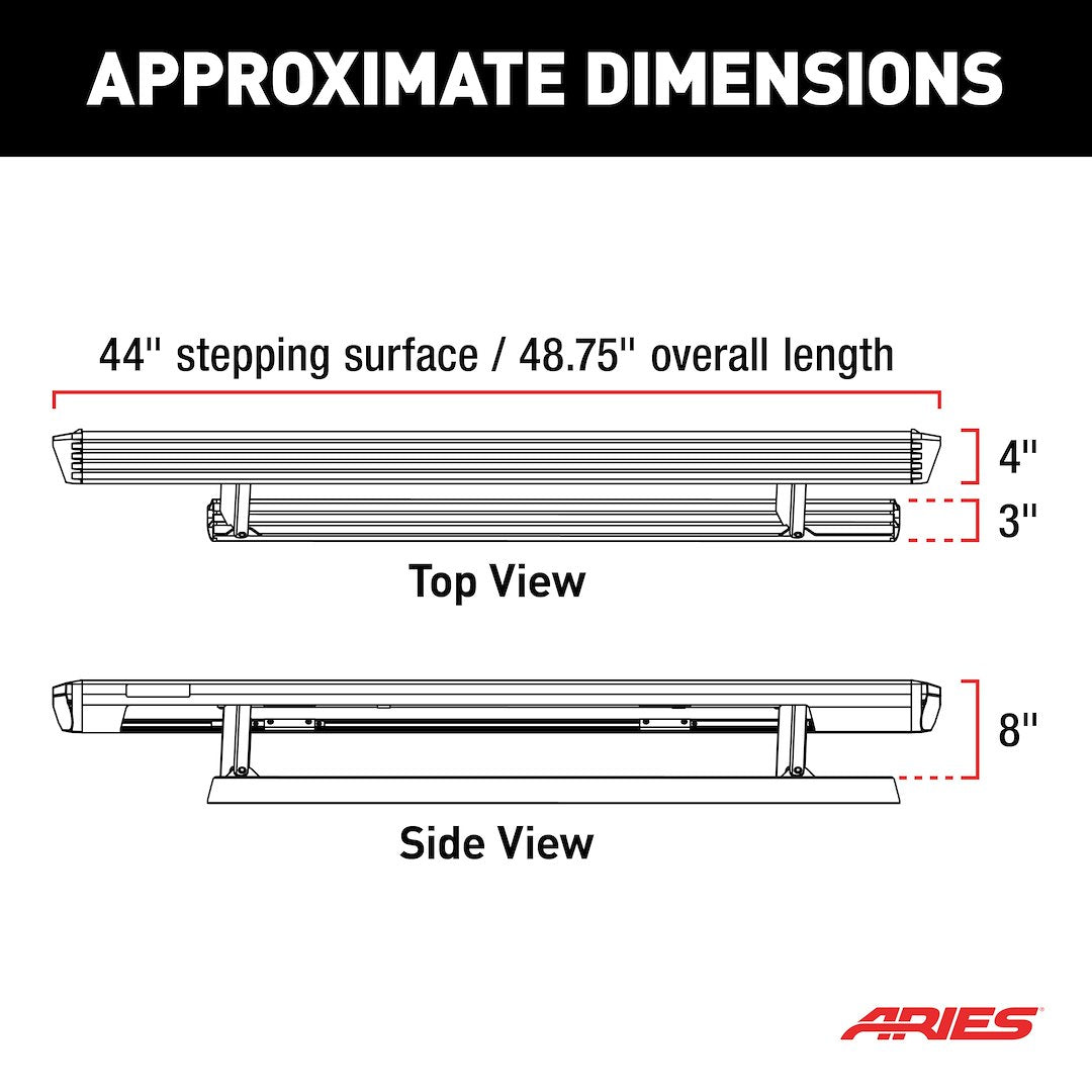 Aries 3025144 Running Board Component||3025144_3008x1990_Ca.Jpg||86||a1s3025144||1527102