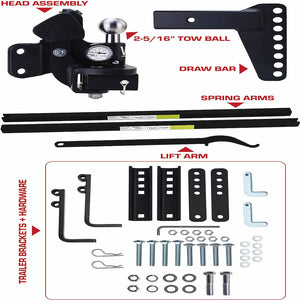 Product of Weigh Safe TTMW6-2.5XL  Weight Distribution Hitch 