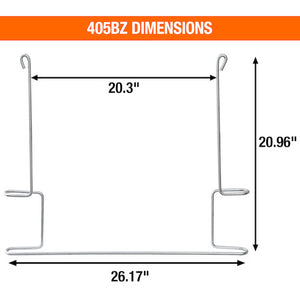 Buyers Products 405bz Mud Flap Anti-Sail Bracket||405bz_7.Jpg||92||b83405bz||1683090