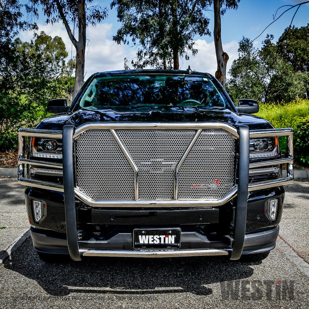 Product of Westin Automotive 57-3870 Grille Guard 1-Piece Polished 