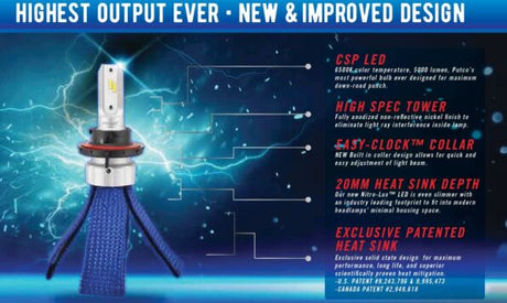 Product of Putco 700016pz Headlight Bulb - Led